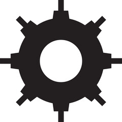 Gear Glyph Icon