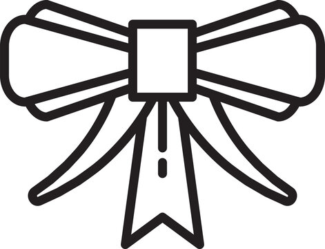recommend clip art: Bow Tie Ribbon Line Art