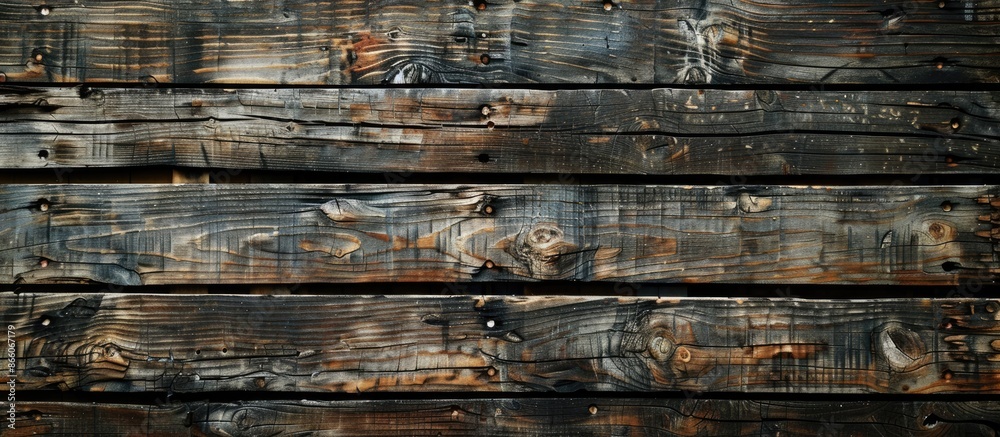 Poster weathered wood surface with copy space image.