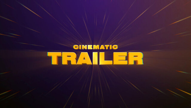 Cinematic Trailer Title