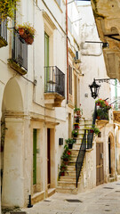 Martinafranca, una delle città bianche della Puglia ricca di monumenti Barocchi. Taranto, Puglia