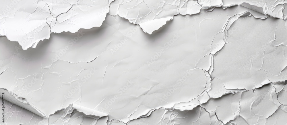 Fototapete texture background of white paper with empty space for writing