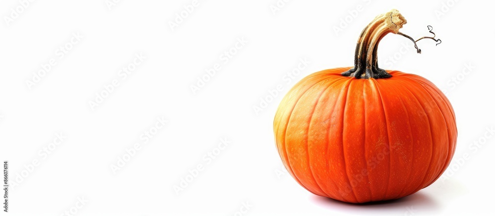 Poster a pumpkin with a copy space image.
