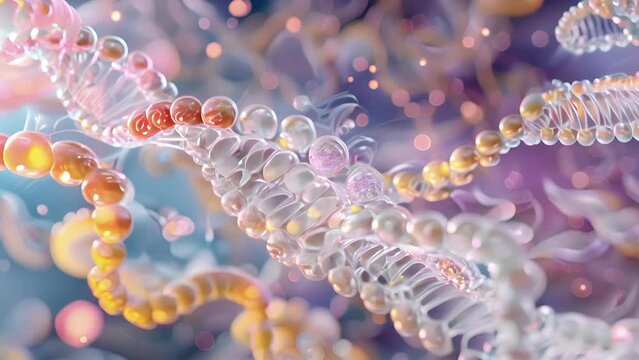 A series of highresolution animations showing the impact of aging on epigenetic modifications with visible changes in DNA ylation patterns associated with agerelated changes in gene expression.