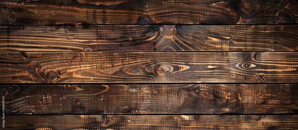 Poster top view of a wooden surface with a copy space image.