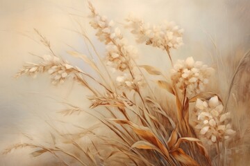 Obraz premium Plant painting backgrounds nature.
