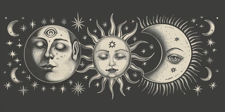 Astrological Trio: Sun, Moon, Stars