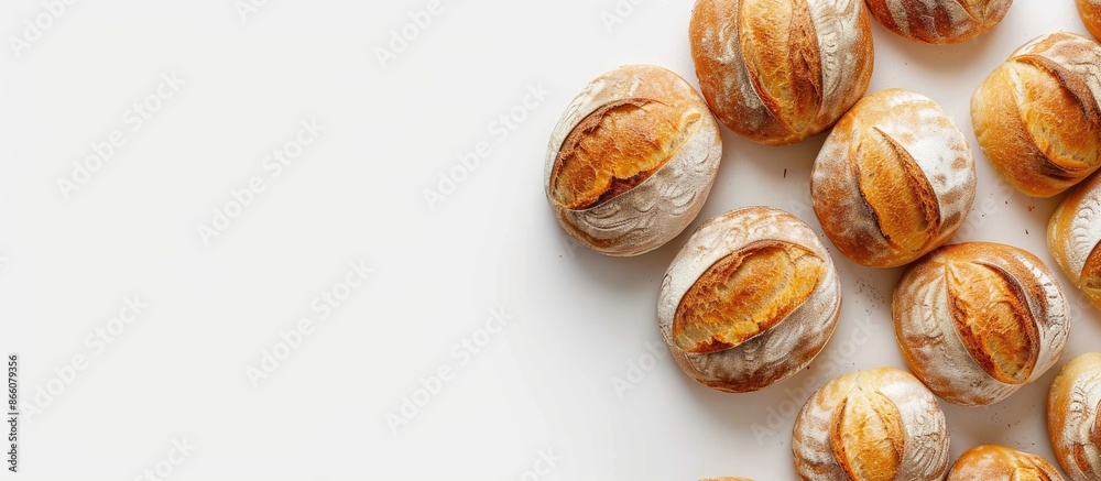 Poster Bread displayed against a white backdrop with copy space image available.