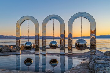 Sunrise and Symmetry Over Water