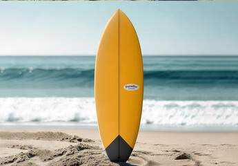 Surfboard Mockup With Generative AI