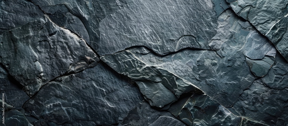 Fototapete luxurious dark gray textured stone background ideal for design projects with copy space image.