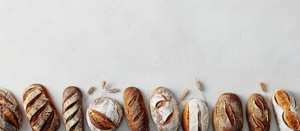Poster Bread displayed against a white backdrop with copy space image available.