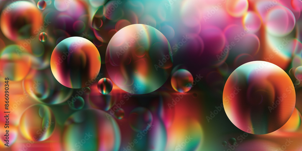Poster abstract illustration of singularity concept. origin of life. space and science. background image. c