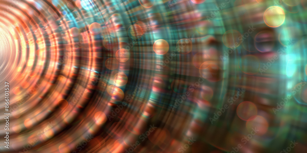 Poster abstract illustration of singularity concept. origin of life. space and science. background image. c