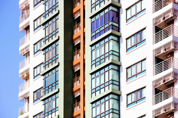 exterior building geometric design abstract pattern minimal style