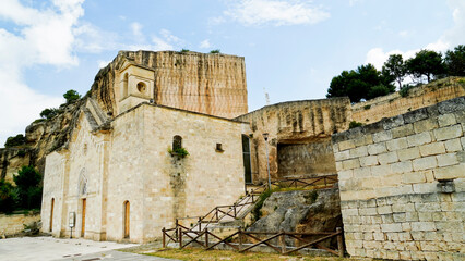 borgo e gravina di Palagianello, Taranto. Puglia, Italy