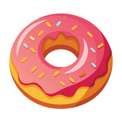 donut isolated on white