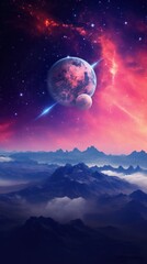 Beautiful Cloudy Space and Sky wallpaper space sky astronomy.