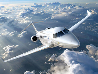 Fototapeta premium Elevate Your Private Jet Experience with Customization Options for Personalized Luxury