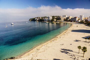 beach of Son Maties, Palma Nova, Calvia, Mallorca, balearic islands, Spain