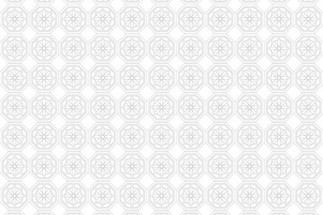 Black geometric seamless pattren set vector element background