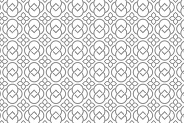 Black geometric seamless pattren set vector element background