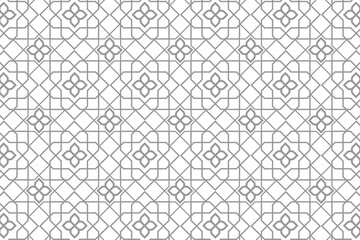 Black geometric seamless pattren set vector element background