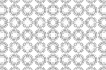 Black geometric seamless pattren set vector element background