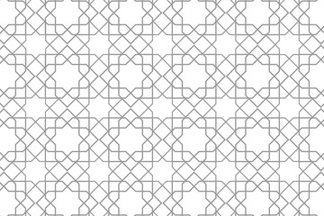 Black geometric seamless pattren set vector element background