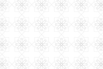 Black geometric seamless pattren set vector element background