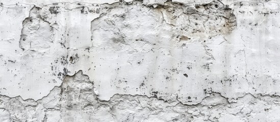 Fototapeta premium Detailed close-up photos showcasing panoramic white concrete texture with seamless wall details, grunge-style backgrounds, and ample copy space image.
