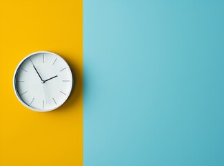 Wall clock on a background