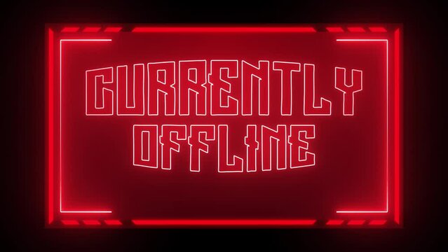 Currently Offline Video Template Twitch Stream