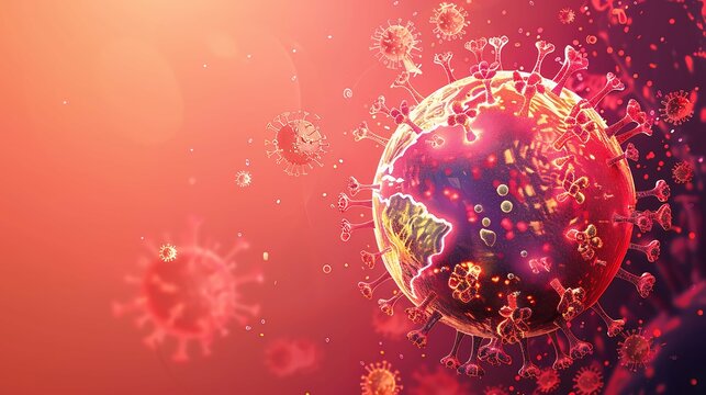 3d Hepatitis viruses , world hepatitis day trendy poster