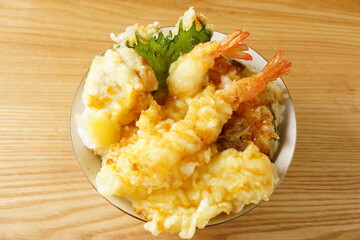 天丼　海老天