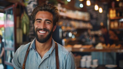 Obraz premium Professional Customer Service with a Smile
