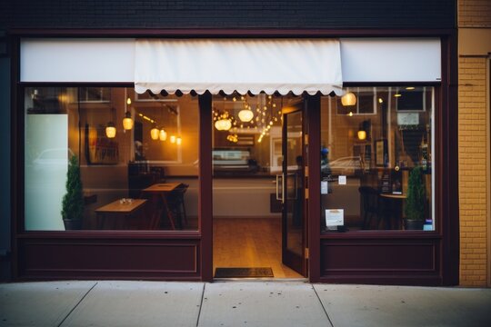 Grand opening restaurant city cafe.