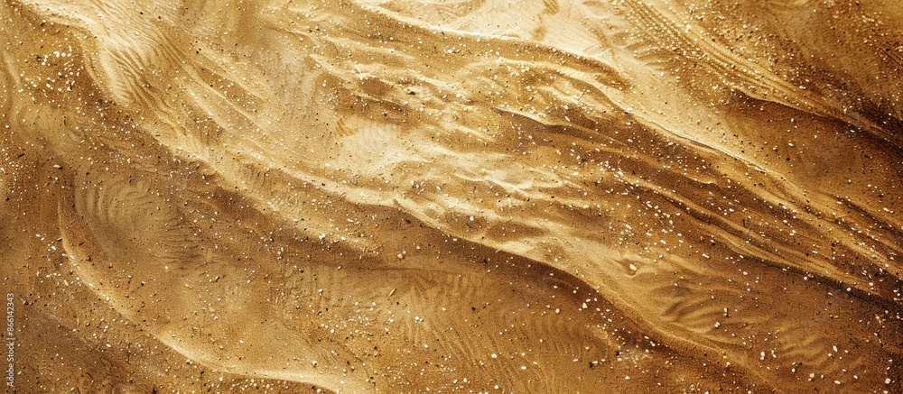 Aufkleber texture of sand with a copy space image.