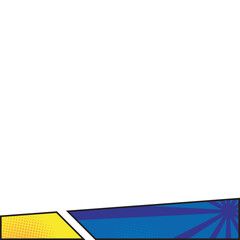Obraz premium Comic Footer