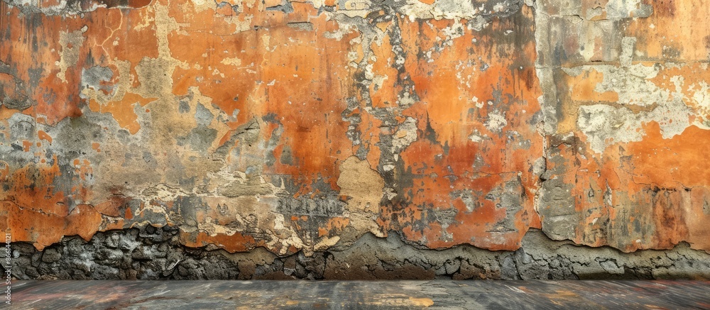 Fototapete a weathered and textured wall with ample copy space image for designs or text.