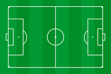 Vector soccer court Icon with Editable SVG Design	. Football field , Soccer area top view illustration technical drawing