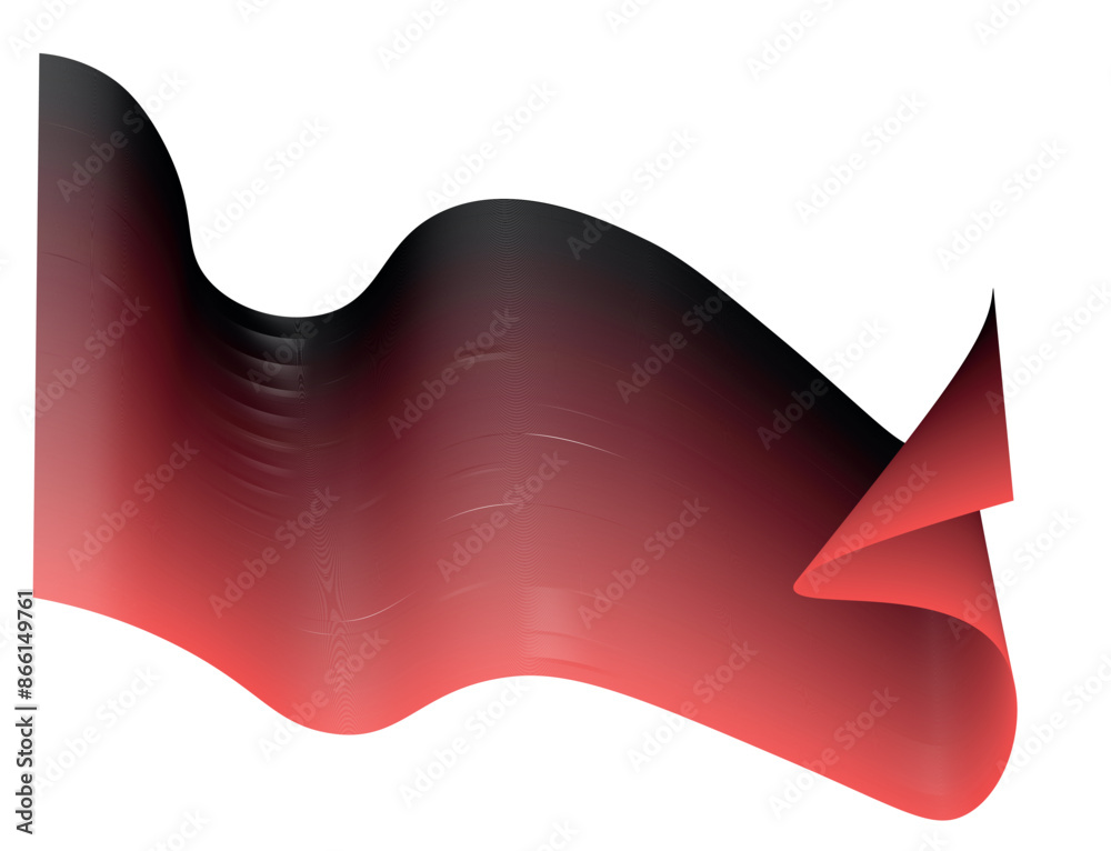 Poster abstraction colored lines intersection bends chaos texture 3d