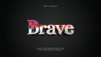 Brave sunset Font Style Text Effect