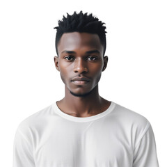 a Stylish African  man on Isolated transparent background png. generated with AI