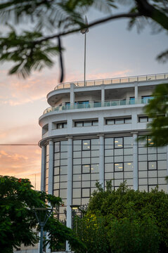 Limassol, Cyprus - October 05, 2023: The Bernhard Schulte Shipmanagement Business office building Limassol