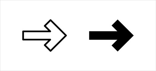 Arrow icon set vector illustration. Arrow sign and symbol for web design.