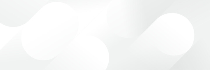 Abstract white Geometric banner design background.