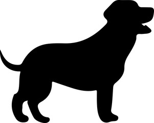 Dog silhouettes,D