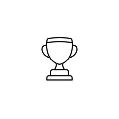 Trophy icon vector. EPS 10 editable vector