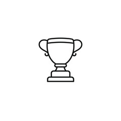 Trophy icon vector. EPS 10 editable vector